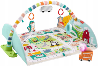 Vzdelávacia podložka pre deti - FISHER PRICE Big Vzdelávacie Mat Fung miasteczko
