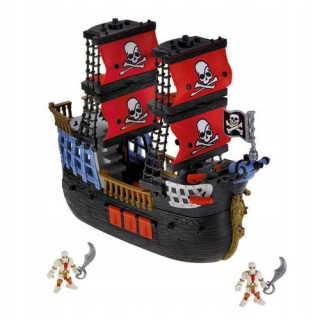 Loďka, parník - FISHER PRICE Imaginext pirátska loď loď