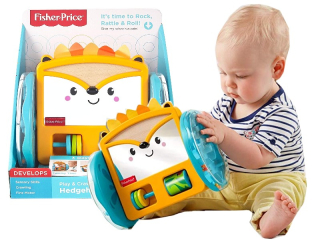 Hračky pre rozvoj lezenia - FISHER PRICE JAZDA język Mirror Curring