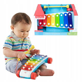 Fisher Price Farebné činely na CMY09 kolesách