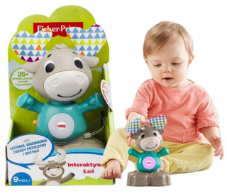 Interatívna hračka - FISHER PRICE LINKAMALS Interactive Łoś teach J.Pol