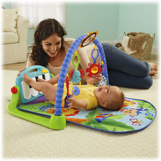 Vzdelávacia podložka pre deti - FISHER PRICE Vzdelávacie podložka s BMH49 klavír