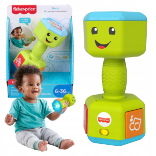 FISHER PRICE MUSIC HANTELET INTERAKTÍVNEJ * Toy