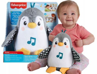 Fisher Price Musical Pingwinka Tile Teddy Toy pre deti