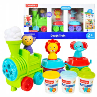 Dráha pre deti, stavebnica - Fisher Price Vlak s koláčom figúrky