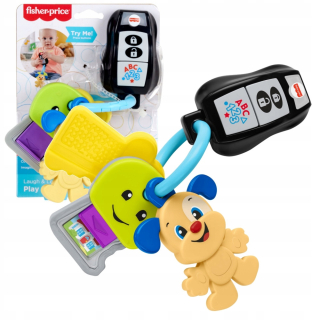 FISHER PRICE cestovanie kľúče od auta Sound