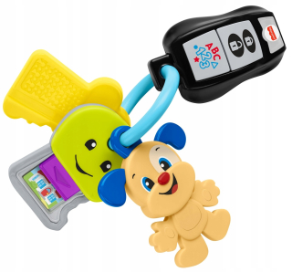 Hrkálka, chrastítko - FISHER PRICE - Travelers Ratchet kľúče Grf15