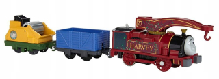 Dráha pre deti, stavebnica - FISHER PRICE TOMEK Trackmaster HUBCIO HARVEY HELPF