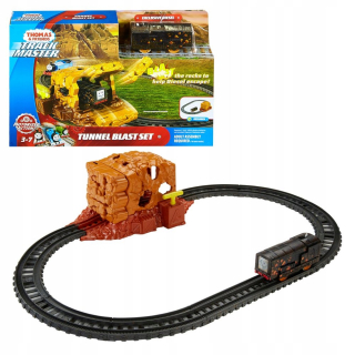 Dráha pre deti, stavebnica - FISHER PRICE TRACKMACTER TUNEL + DIESEL FJK24