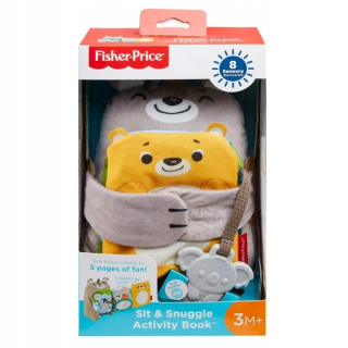 Kniha pre bábätko - FISHER PRICE Booklet Soft zvieratá GJD37