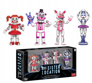 SÚPRAVA FNAF 4 PÄŤ NOČÍ VO FÓRARIÁCH FREDDYS SISTER LOCATIOM