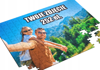 Fotografická hádanka s fotografiami s vlastnou tlačou s dizajnom