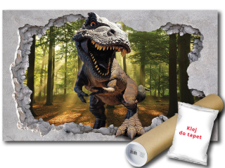 Tapeta do detskej izby - Nástenný výjav FLIZELINA DINOSAUR stena stena 104x70.5