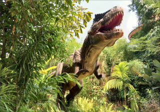 Tapeta do detskej izby - 3D Nástenný výjav Kids Dinosaury 400x280 FLIZ