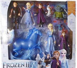 Rozprávková postavička - Frozen Land of Ice 2 sada 9 figúrky Elsa Horse
