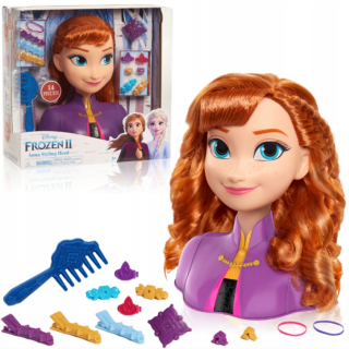 Frozen Land ľadovej Anna hlavy pre úpravu vlasov