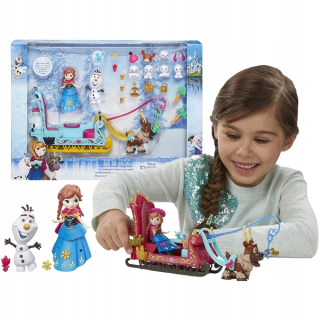 Bábika Frozen Elsa - Frozen Land ľadu Sada Elsa OLAF Anna Obrázok