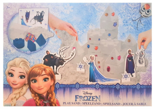 Kinetický piesok - Frozen. Krajina ľadu. Kinetic hrad z piesku