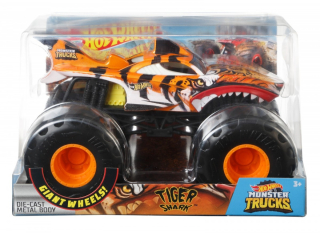Autíčka zostava - FYJ83 monster truck Hot Wheels 19cm Tiger Shark