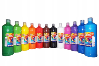 Temperová farba na plagáty 1L x 12ks Set