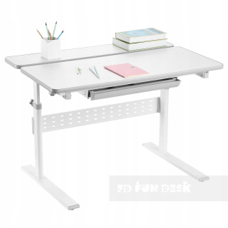 Písací stôl FunDesk 95 x 66 x 54 cm odtiene sivej