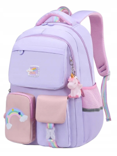 Likado viackomorový školský batoh Shades of purple 20 l