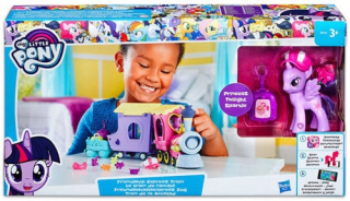 Dráha pre deti, stavebnica - MLP figúrka Friendship Train Hasbro B5363