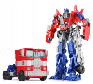 Akčná figúrka, postavička - Figurínový robot Auto Optimus Prime Transformers