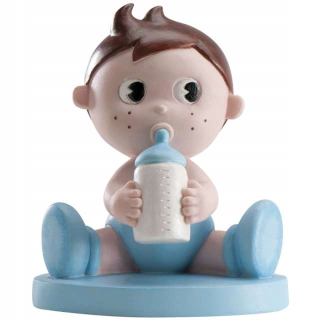 Figúrka Cake Krst chlapec s fľašou Boy