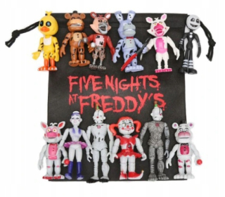 Herná figúrka - FNAF Päť nocí v Freddy's 10cm 12ks