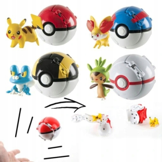 4KS POKEMON GO POKEBALL TRANSFORMATION SET FIGURAČKY