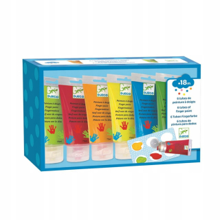 Djeco farby na prsty 6 ks x 75 ml