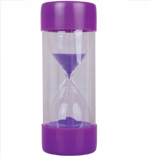 Fialová Sand Hourglass 15 minút Bigjigs