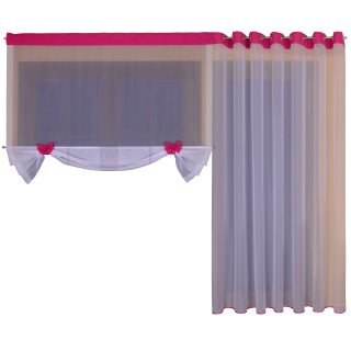 Záclony do detskej izby - Balkón záves panel 250x250 AB-34 NEW !!!!!