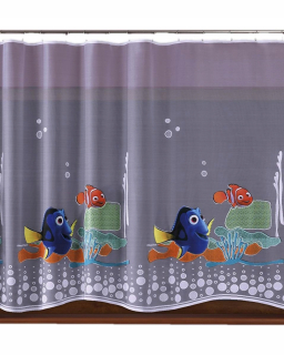 Záclony do detskej izby - Závesy na metria nemo-Dory 160 cm vysoká