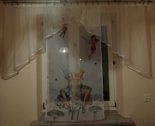 Záclony do detskej izby - Záclony záclony Disney pre deti Fairy Víly