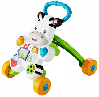Chodítko pre deti - Fisher-Price Interaktívne Walker Zebra Pl DPL53