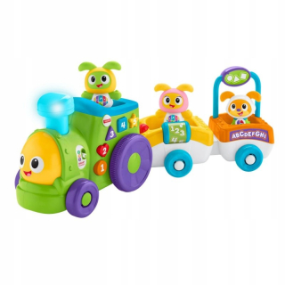 Hračky pre rozvoj lezenia - FISHER PRICE Interaktívne Bebo FXJ19 vlak