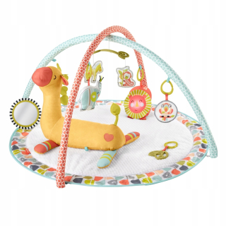 Vzdelávacia podložka pre deti - Fisher-Price Sensory Mat s Giraffe GMG07