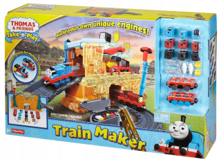 Dráha pre deti, stavebnica - FISHER PRICE - Tomek a jeho priatelia vlak Maker