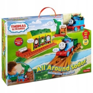 Dráha pre deti, stavebnica - Fisher Price- Tomek a priatelia Bct68 frontu