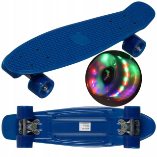 Skateboard Skate Roller Flat, skateboard, indexová karta, námornícka modrá