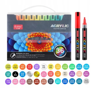 JUPAI farebné popisovače 36 ks.