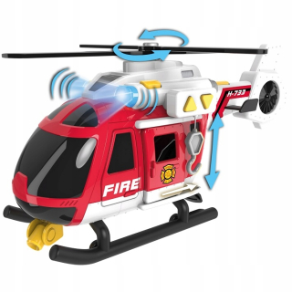 Helikoptéra - Obecná flotila. Požiarna vrtuľník. Požiarna brigáda