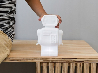 Nočná lampa do detskej izby - Flow Amsterdam - LED nočná lampa, Robot Hero