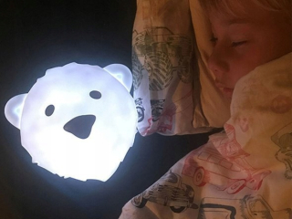 Nočná lampa do detskej izby - Prietok Amsterdam nástenná lampa LE, Björn medveď