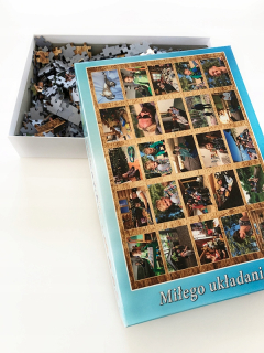 Foto puzzle 1000 prvky v krabici, dar,