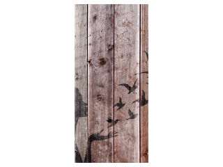 Detské samolepky na stenu - Nástenný výjav 95x205cm na dvere od skrine nábytku