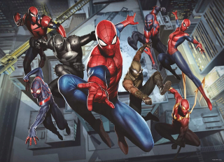 Tapeta do detskej izby - Nástenný výjav SpiderMan 160x110cm SpiderMan Nonwoven