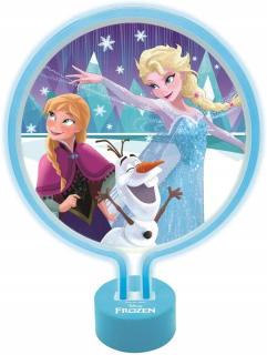 Nočná lampa do detskej izby - Frozen 2 Neon Night Light Land of Ice 2
